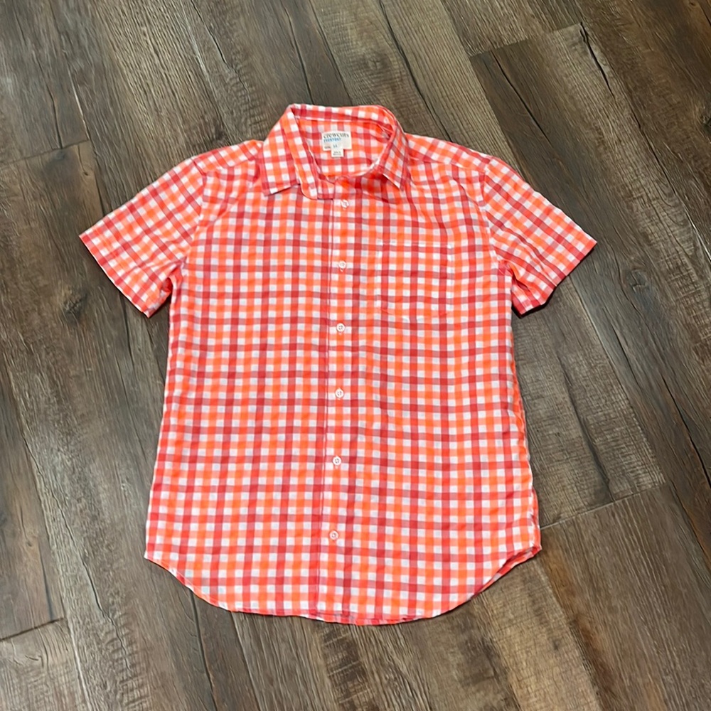 JCrew Crewcuts Plaid Everyday Shirt 14